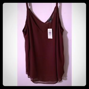 Torrid Maroon Tank Top